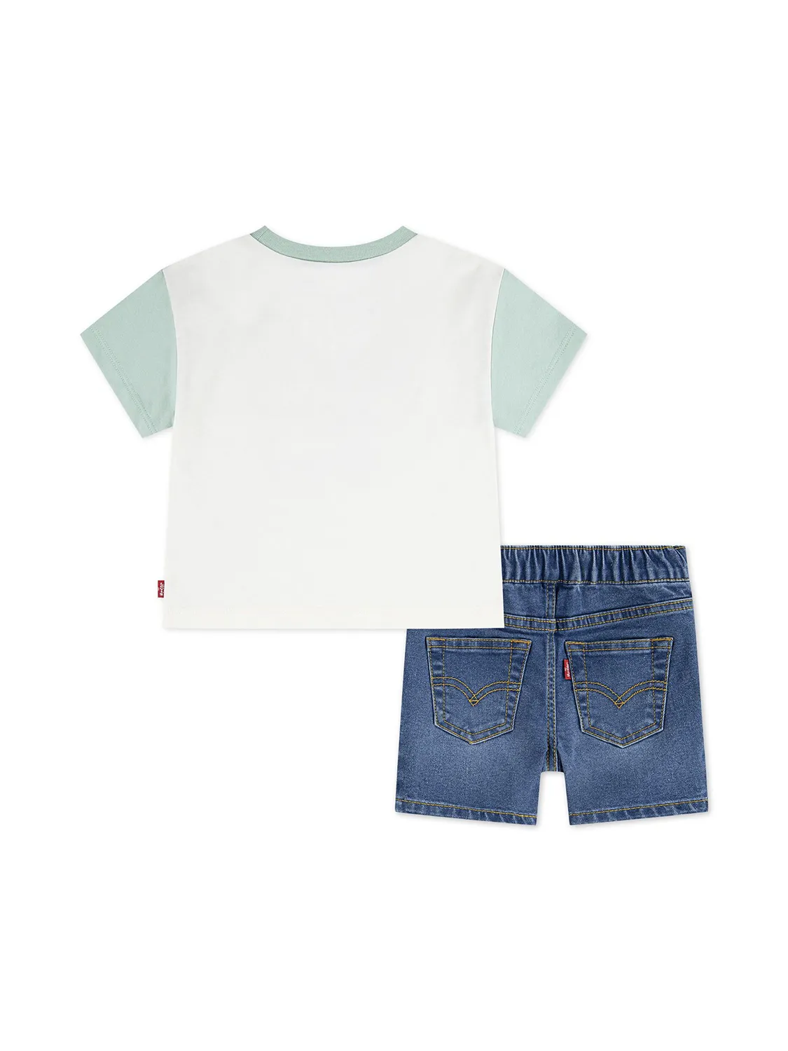 LEVIS LVB PALM TREE T-SKJORTE & DENIM SETT