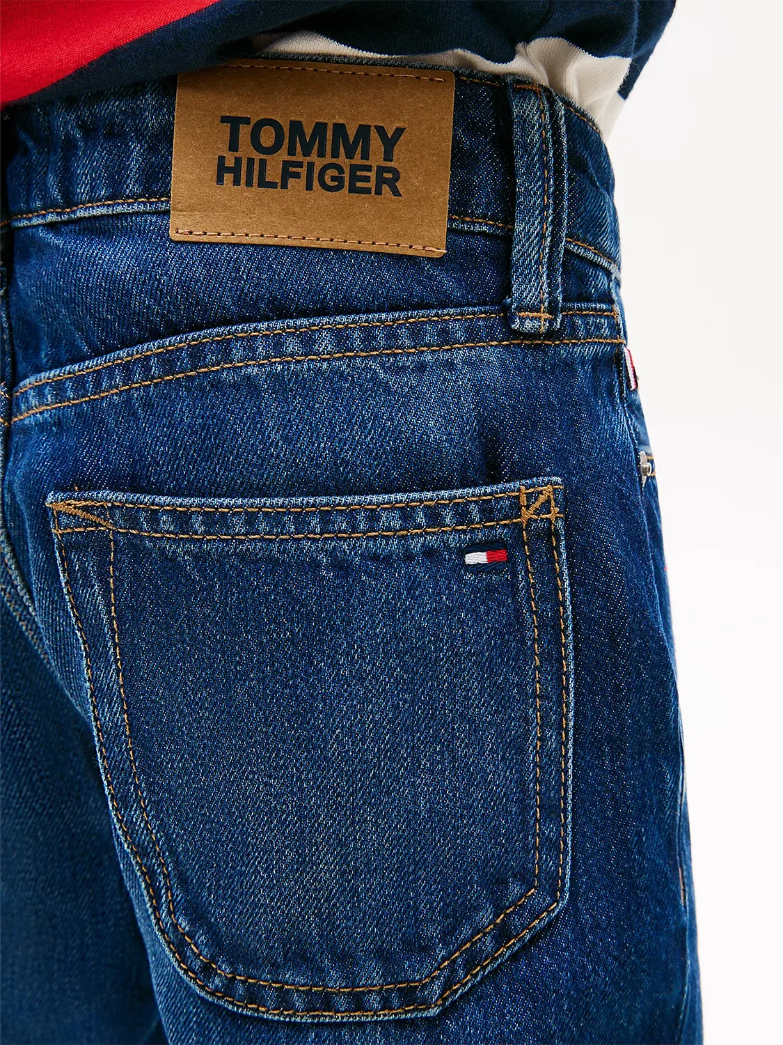 TOMMY HILFIGER STRAIGHT JEANS - DARK BLUE