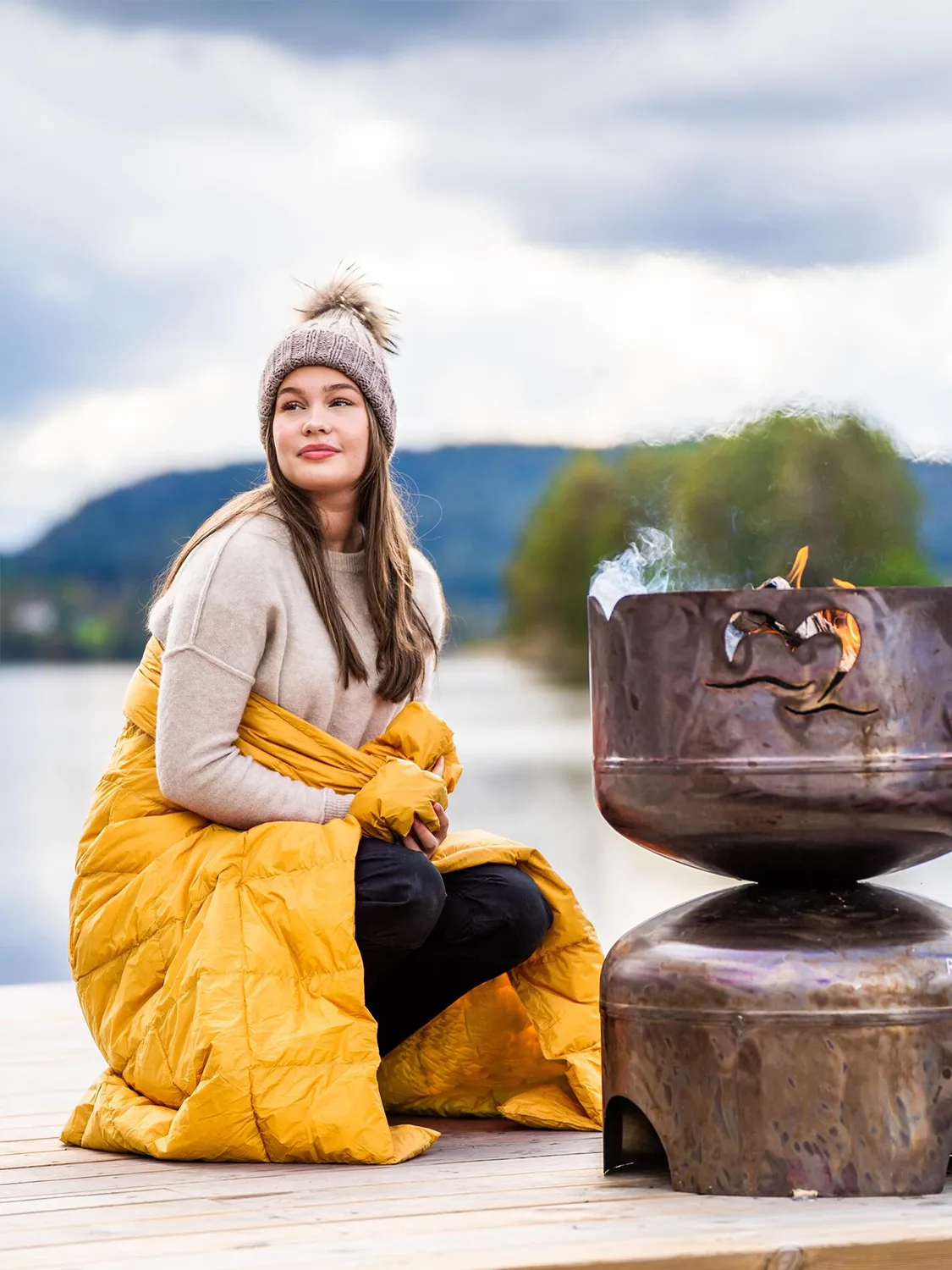 OUT&ABOUT DUNPLEDD NORSK DUN - GUL