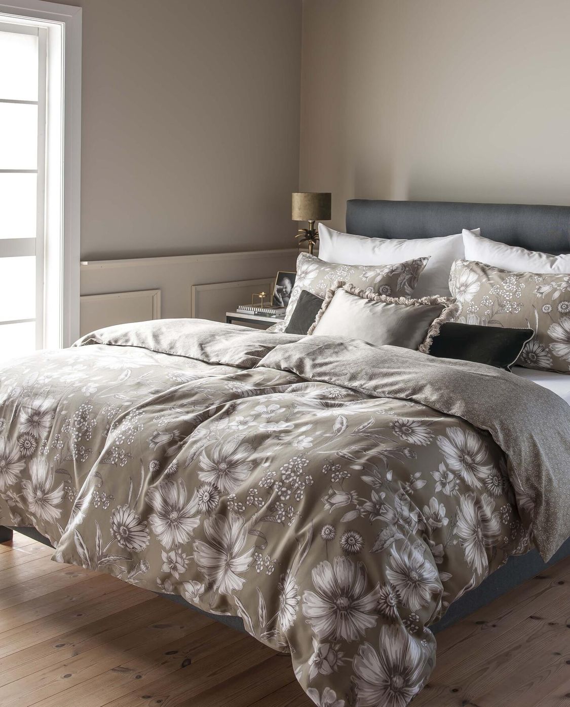 BORÅS COTTON SIENA SENGETØY - BEIGE
