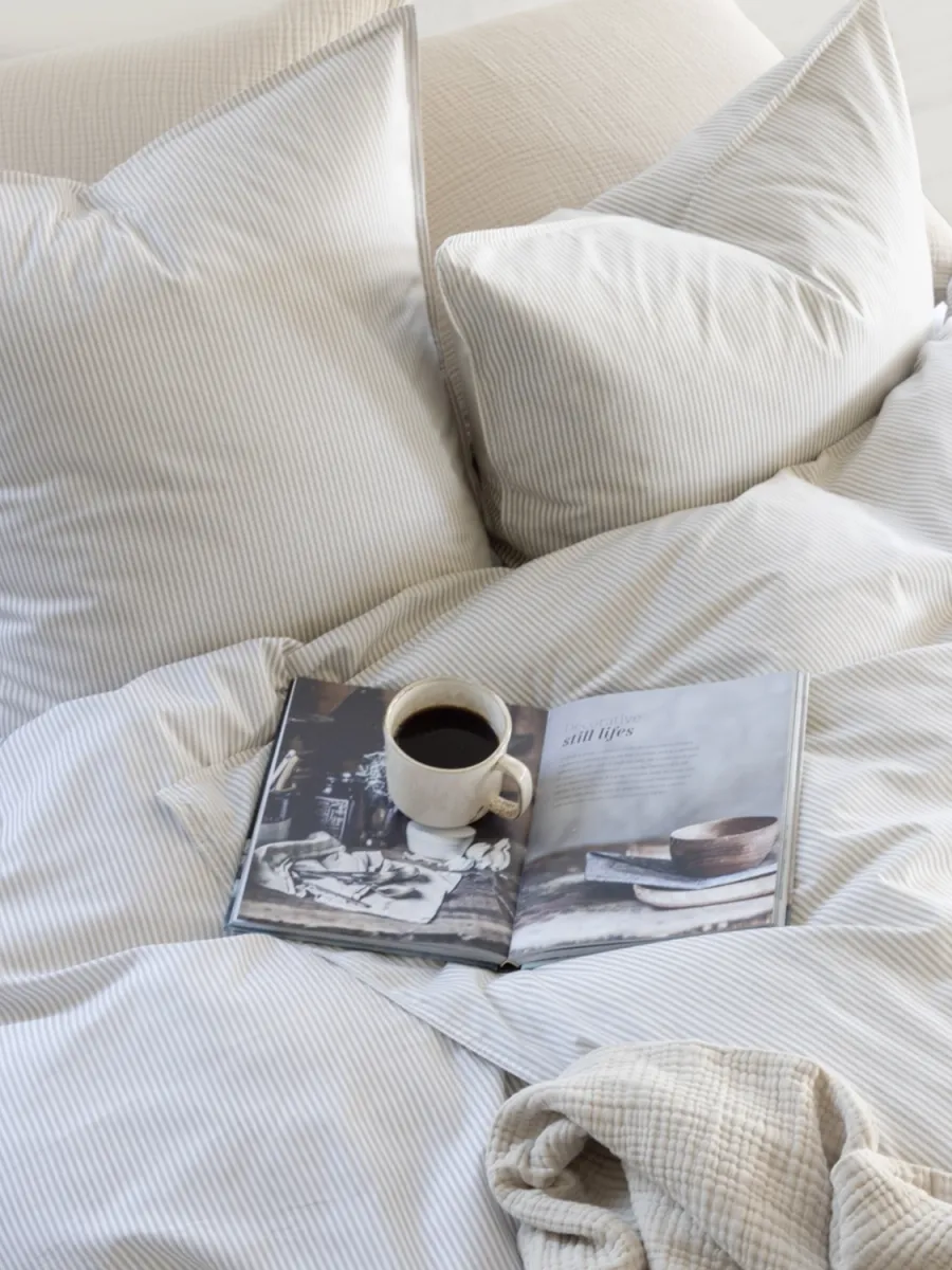 BORÅS COTTON CILLE SENGESETT - BEIGE