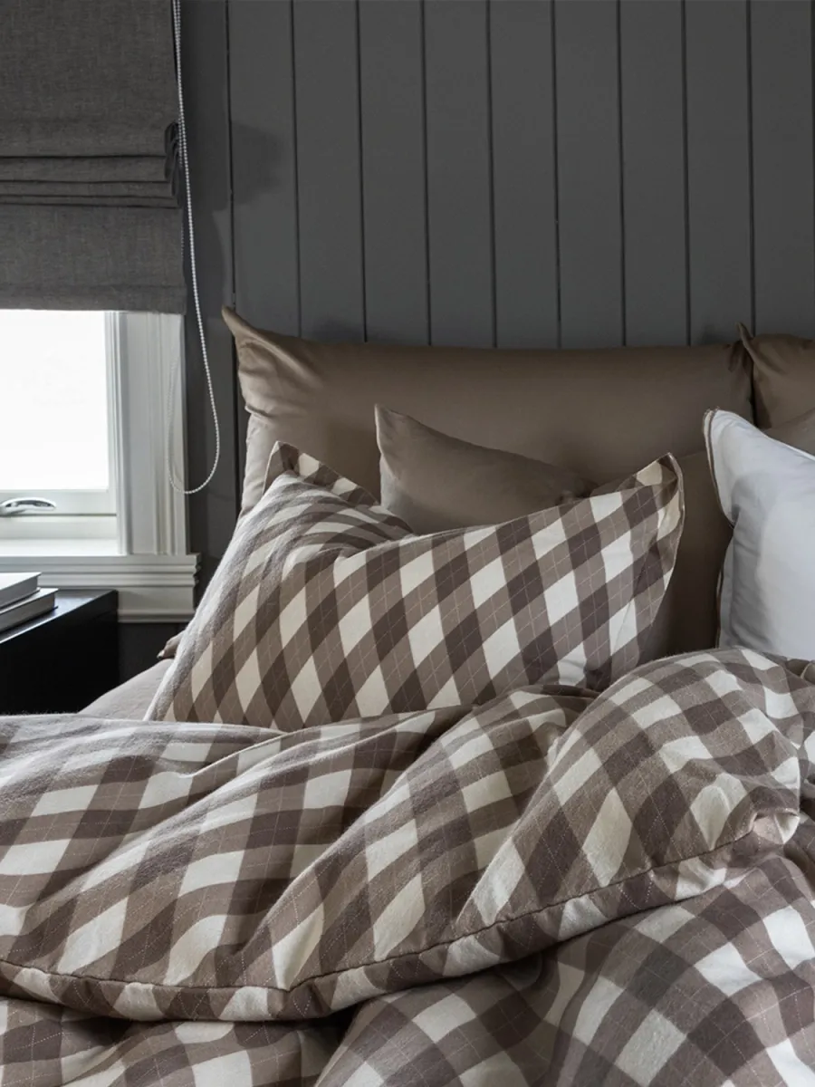 BORÅS COTTON CHARLIE SENGETØY - BEIGE
