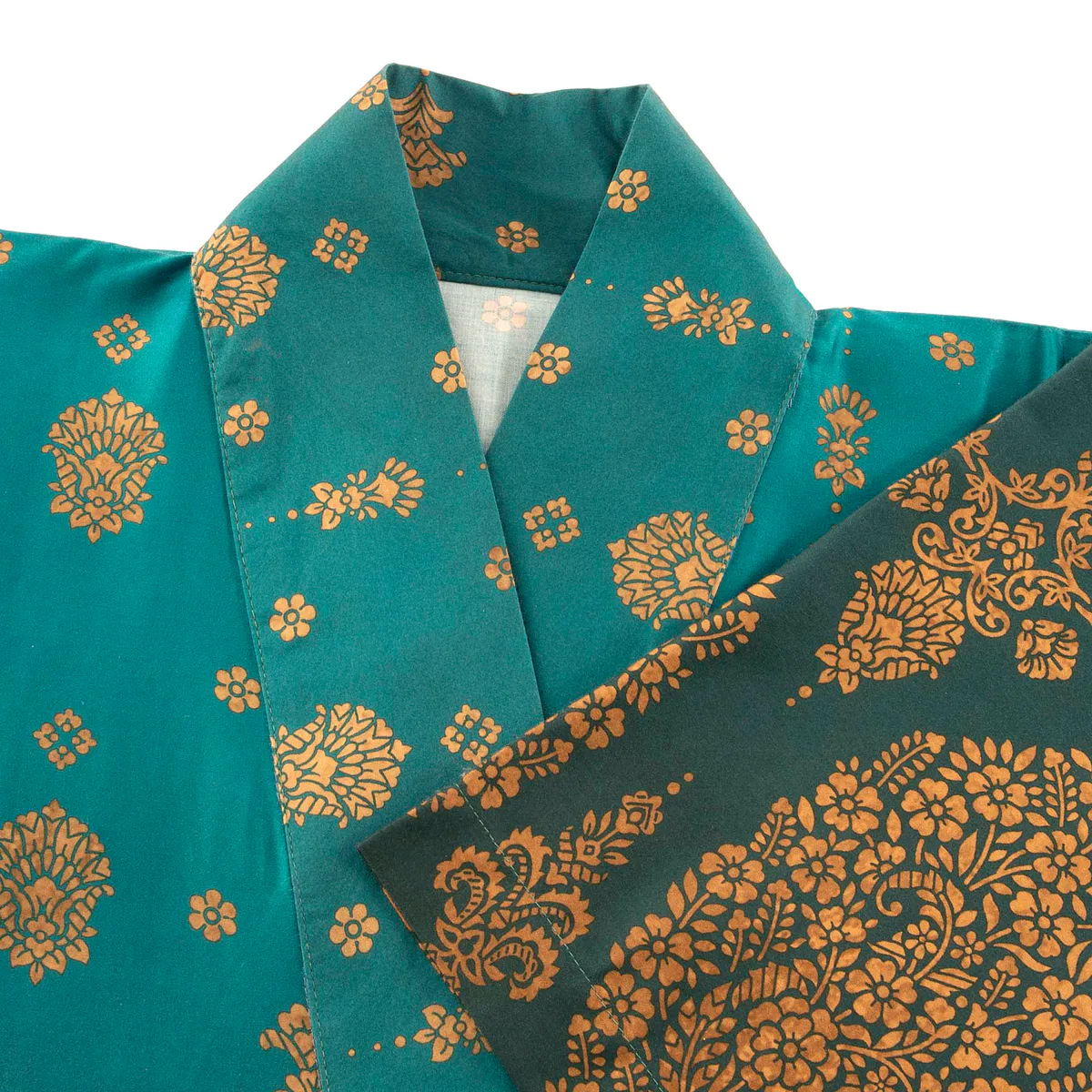 BASSETTI KIMONO GOLD DECOR - V1 GRØNN