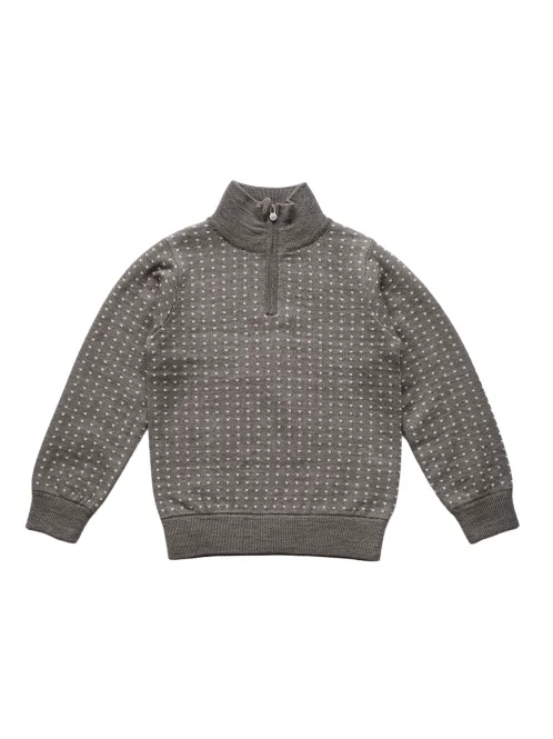 Hovedbilde MOLE ULLA ZIP GENSER - BRUN